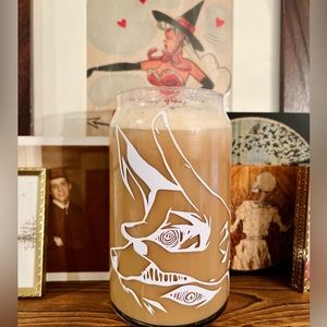 “Gon” glass coffee cup